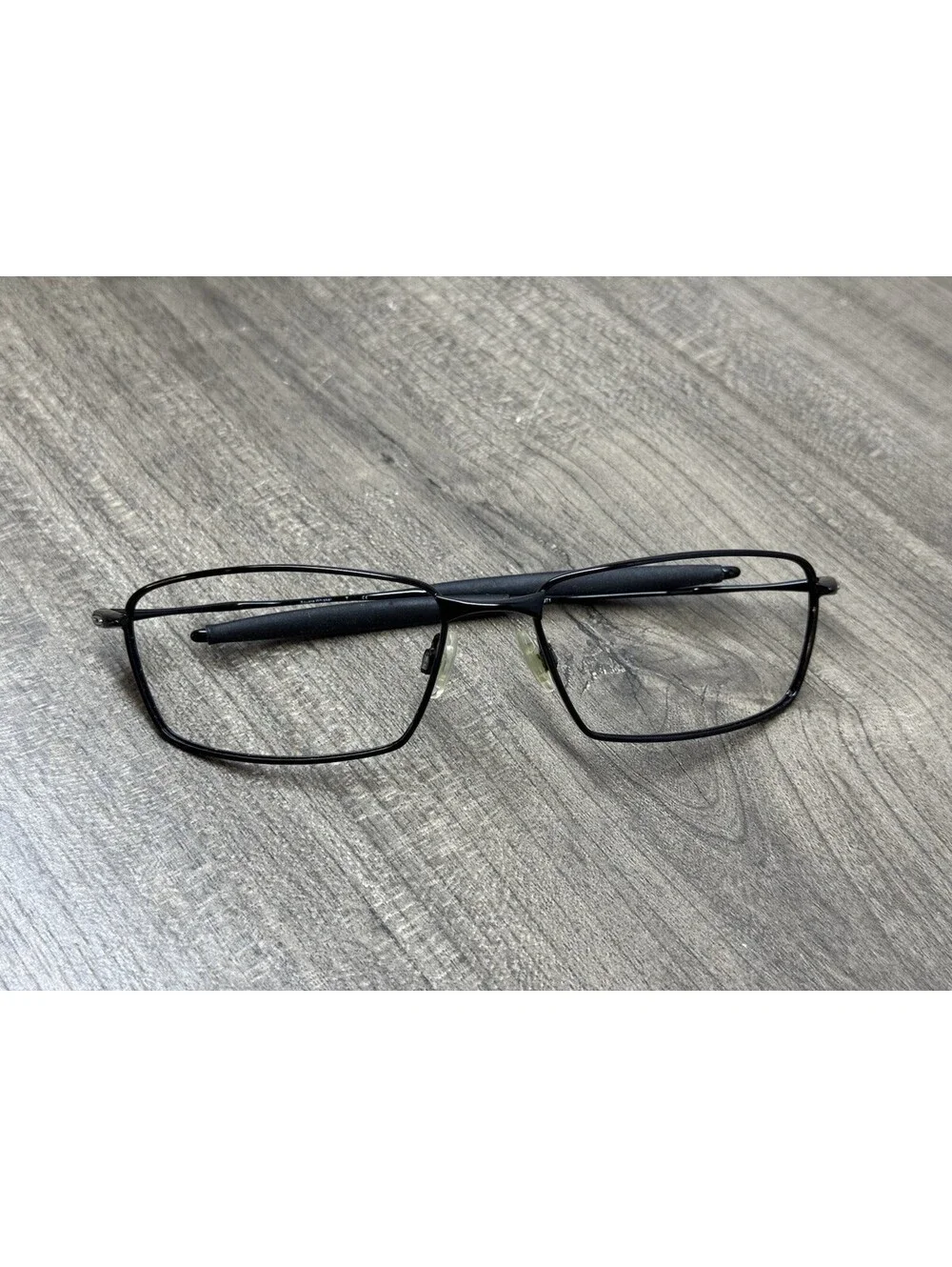 RARE Oakley Square Whisker 12-971 Polished Black 61[]18-131 *FRAMES ONLY*